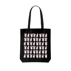 تت بگ متقال مشکی طرح خرگوش ها