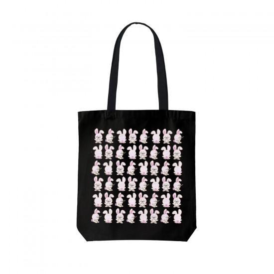 تت بگ متقال مشکی طرح خرگوش ها