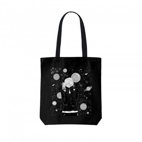 تت بگ متقال مشکی طرح دختر فضایی