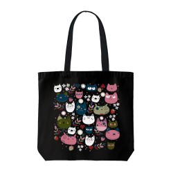 تت بگ متقال مشکی طرح گربه ها