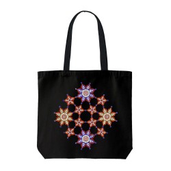 تت بگ متقال مشکی طرح کاشی قرمز