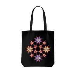 تت بگ متقال مشکی طرح کاشی قرمز