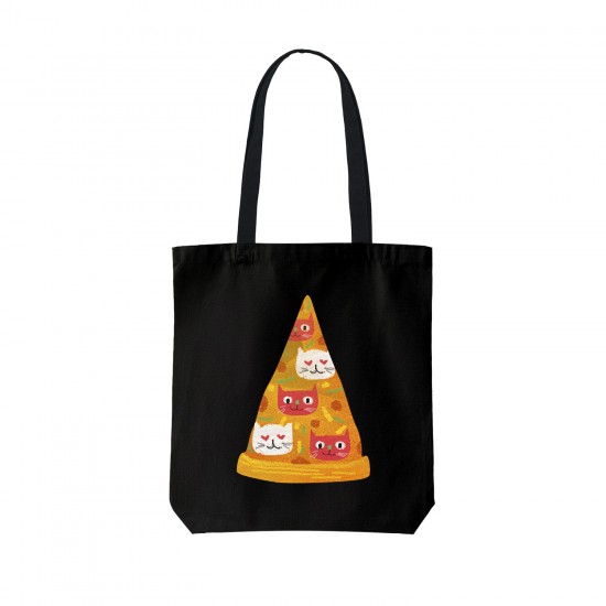 تت بگ متقال مشکی طرح پیتزای گربه ای