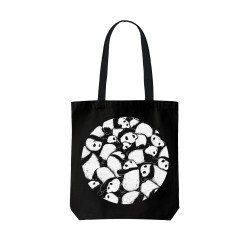 تت بگ متقال مشکی طرح پانداها