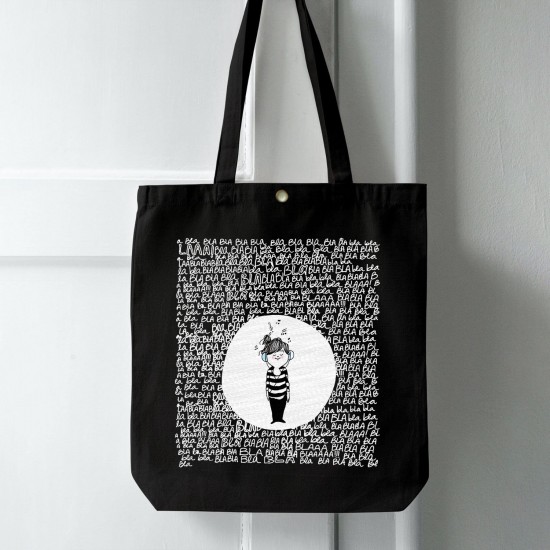 تت بگ متقال مشکی طرح دختر و موسیقی