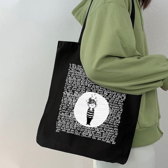 تت بگ متقال مشکی طرح دختر و موسیقی