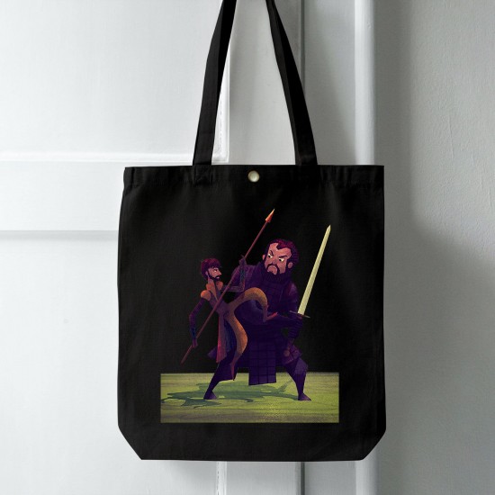 تت بگ متقال مشکی طرح ماونتین و ابرین