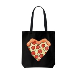 تت بگ متقال مشکی طرح عشق پیتزایی