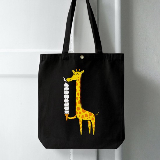 تت بگ متقال مشکی طرح زرافه بستنی خور