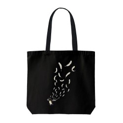 تت بگ متقال مشکی طرح پنگوئن پرنده