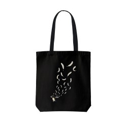 تت بگ متقال مشکی طرح پنگوئن پرنده