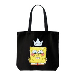 تت بگ متقال مشکی طرح ملکه اسفنجی