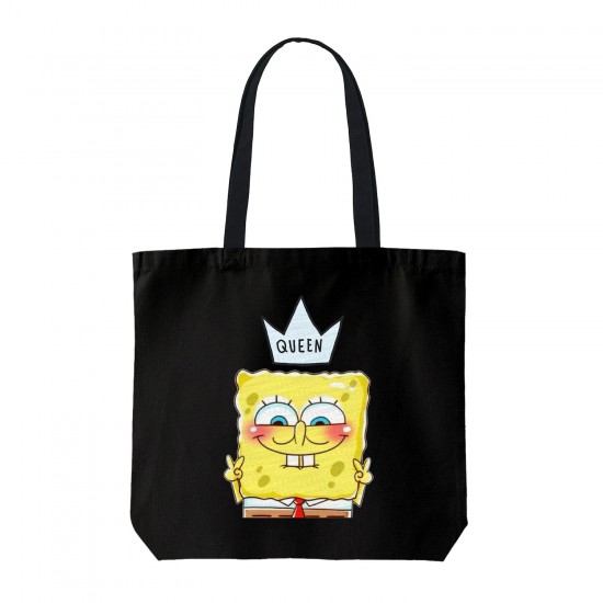 تت بگ متقال مشکی طرح ملکه اسفنجی