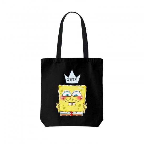 تت بگ متقال مشکی طرح ملکه اسفنجی