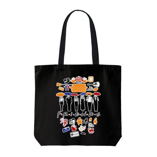 تت بگ متقال مشکی طرح نمادهای فرندز