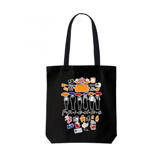 تت بگ متقال مشکی طرح نمادهای فرندز