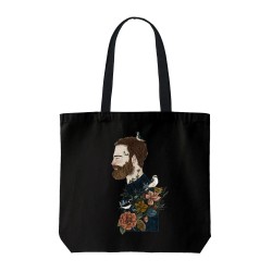 تت بگ متقال مشکی طرح مرد خیال پرداز