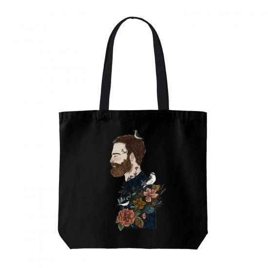 تت بگ متقال مشکی طرح مرد خیال پرداز