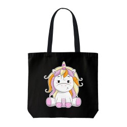 تت بگ متقال مشکی طرح تک شاخ رنگی