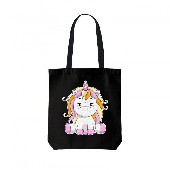 تت بگ متقال مشکی طرح تک شاخ رنگی