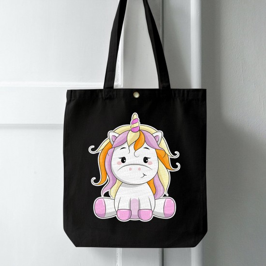 تت بگ متقال مشکی طرح تک شاخ رنگی