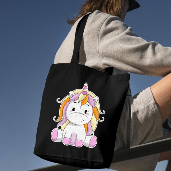 تت بگ متقال مشکی طرح تک شاخ رنگی