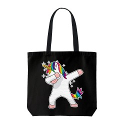 تت بگ متقال مشکی طرح تک شاخ رنگین کمانی