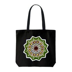 تت بگ متقال مشکی طرح کاشی
