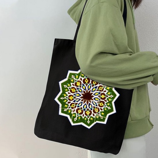 تت بگ متقال مشکی طرح کاشی
