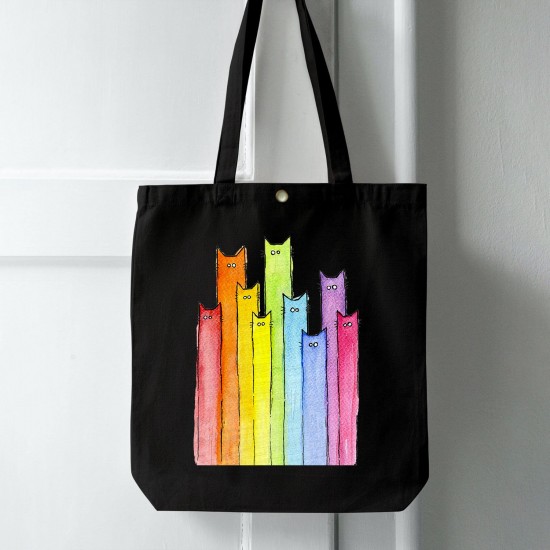 تت بگ متقال مشکی طرح گربه رنگی