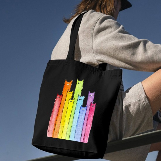 تت بگ متقال مشکی طرح گربه رنگی