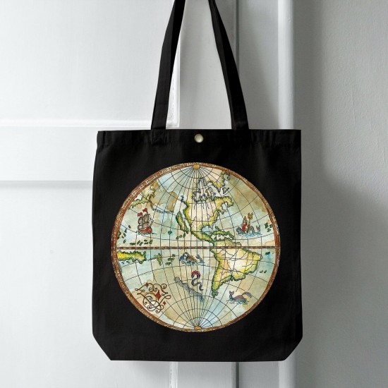 تت بگ متقال مشکی طرح نقشه زمین