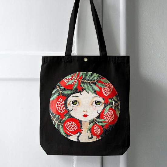تت بگ متقال مشکی طرح دختر یلدا