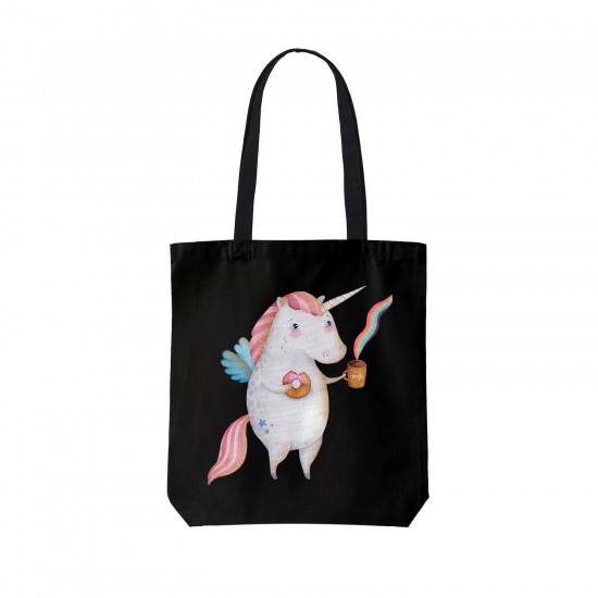 تت بگ متقال مشکی طرح تک شاخ قهوه نوش