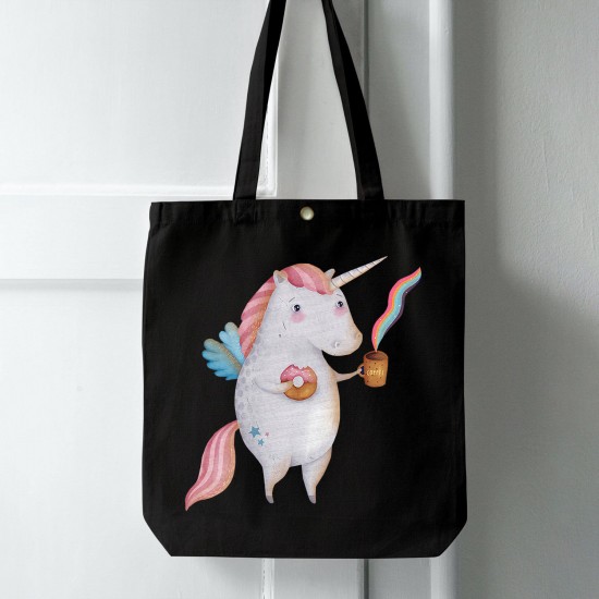 تت بگ متقال مشکی طرح تک شاخ قهوه نوش