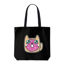 تت بگ متقال مشکی طرح گربه های دوناتی