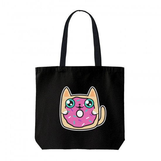 تت بگ متقال مشکی طرح گربه های دوناتی