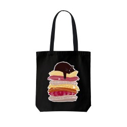 تت بگ متقال مشکی طرح خوابالوی مشکی