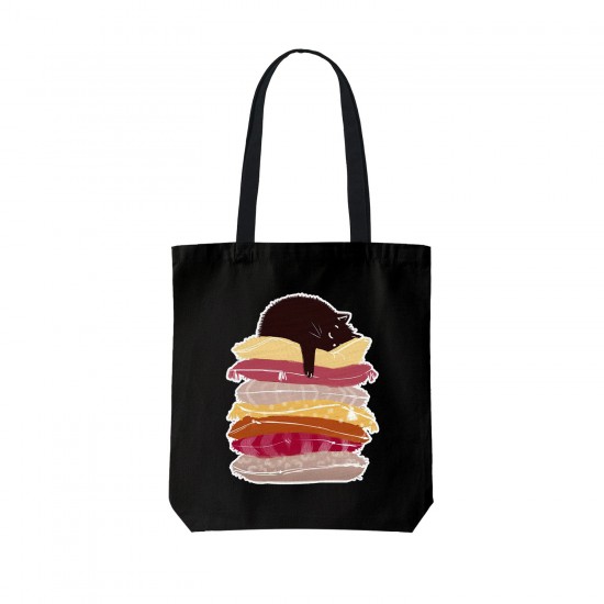 تت بگ متقال مشکی طرح خوابالوی مشکی