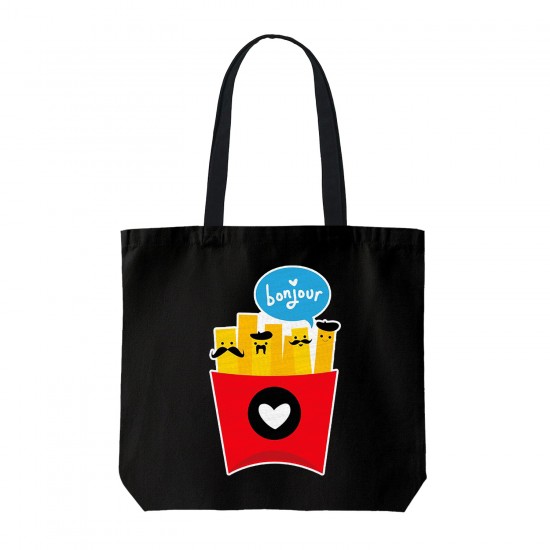 تت بگ متقال مشکی طرح فرنچ فرایز