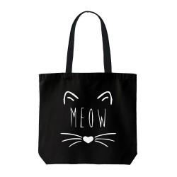 تت بگ متقال مشکی طرح گربه ناز