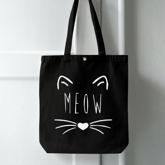 تت بگ متقال مشکی طرح گربه ناز