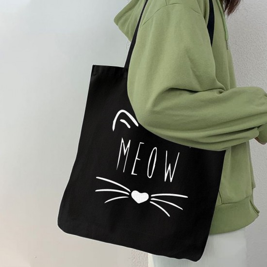 تت بگ متقال مشکی طرح گربه ناز