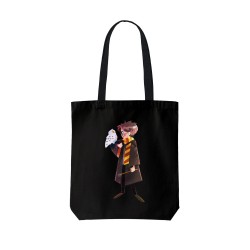 تت بگ متقال مشکی طرح هری پاتر و جغد برفی