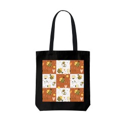 تت بگ متقال مشکی طرح زنبورک