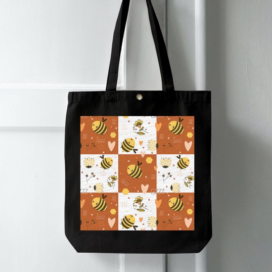 تت بگ متقال مشکی طرح زنبورک