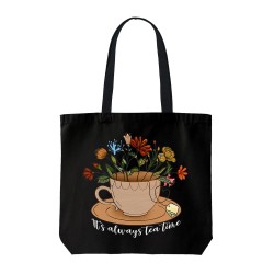 تت بگ متقال مشکی طرح چای معطر