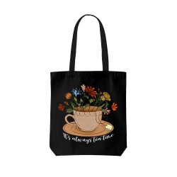 تت بگ متقال مشکی طرح چای معطر