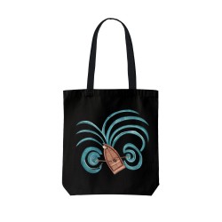 تت بگ متقال مشکی طرح قایق چوبی 