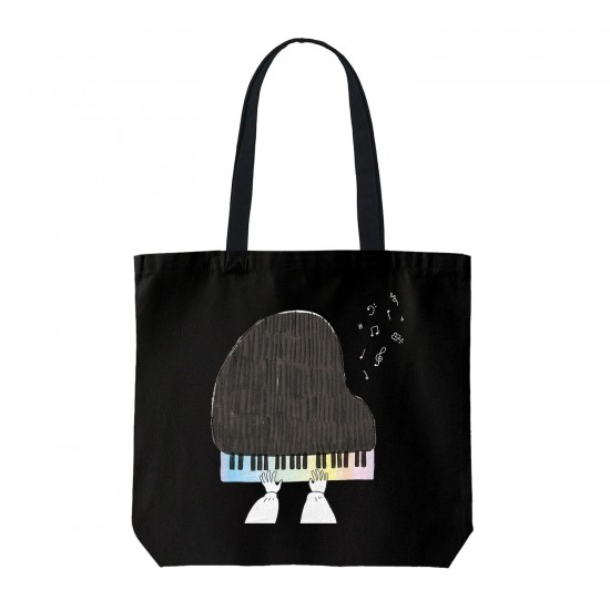 تت بگ متقال مشکی طرح پیانو رنگارنگ